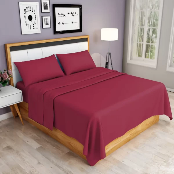 red flat sheet super king size