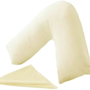 cream v pillow case