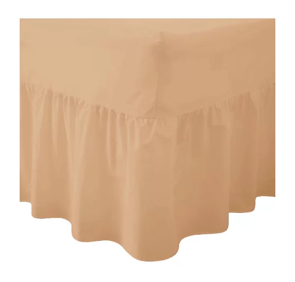 latte fitted valance sheets