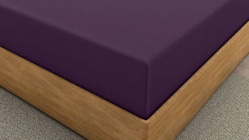 plum fitted sheets