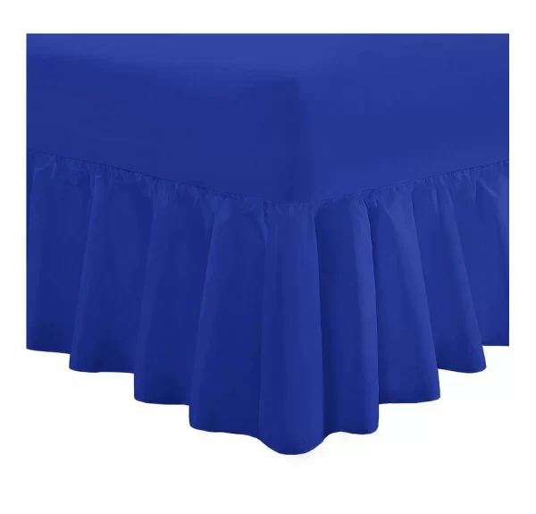 royal blue fitted valance sheets